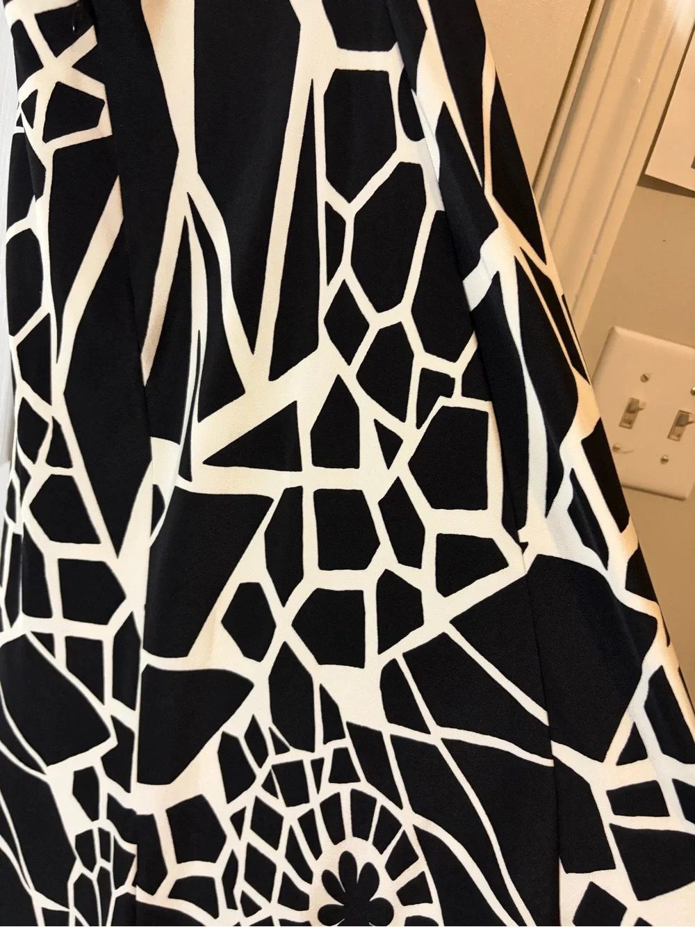 Black and White Geometric Home Accent Throw - Brand